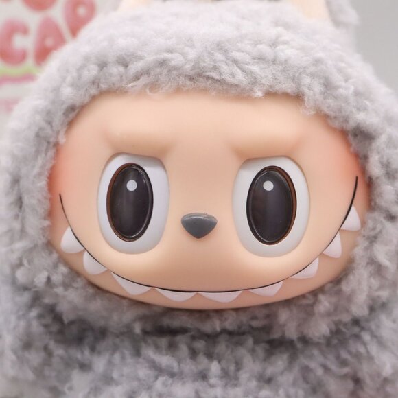 Authentic Labubu SESAME BEAN Exciting Macaron Plush Pendant Pop Mart US Seller - Picture 2 of 14